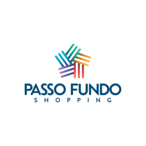 Logo do Passo Fundo Shopping em fundo branco